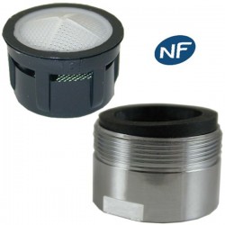 Mousseur Baignoire M28x100 - Recharge - Grille inox - NF EN 246