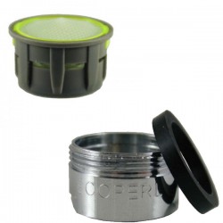 Mousseur aérateur C2E 1.5 gpm - M24x100 - Eco 60% - Bague Mâle