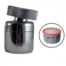 Mousseur orientable 2,5 litres F22x100 - Eco 60% - Aéré - Rotule femelle