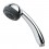 Douchette 2 Jets LIPSI - Eco 8 litres - Anticalcaire - Chrome