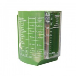 Débitmètre ECOPERL à lecture instantanée de 1 à 25 litres/min.