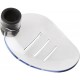 Porte savon acrylique translucide - barre de Douche Ø 18 mm
