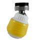 Mousseur 2 jets Eco sur Rotule Jaune - 6 litres/min.- F22x100