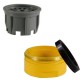Brise-jet étoile Couronne M24 - Jaune - Bague mâle - SIS