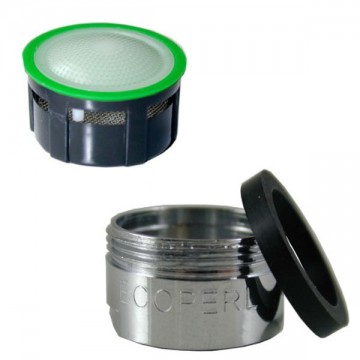 Mousseur aérateur 6 litres - M24x100 - Eco 60% - Bague Mâle - Grille inox