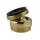 Rotule aérateur M24x100 Or orientable 360° - M22 - Laiton