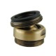 Rotule aérateur M24x100 Bronze orientable 360° - M22 - Laiton