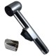 Douchette WC / Bidet 1 Jet SHATAFF - Débit standard - Chrome