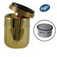 Mousseur orientable M24x100 Or - Aéré - NF - Rotule mâle