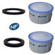 2 x Mousseurs aérateur 8 litres F22/M24 - Eco 47% - Recharge - Anticalcaire - NF EN 246