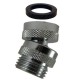Rotule articulée douche 1/2 ’’ - laiton chromé