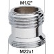 Adaptateur Laiton Haut - M1/2'' à M22x100