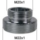 Adaptateur Laiton Court - M20x100 à M22x100