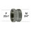 Adaptateur Robinet - Laiton Chromé Moleté - F22x100 à M3/4 + joint NBR 22x1