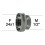 Adaptateur Robinet - Laiton Chromé - F24x100 à M1/2'' + joint NBR 24x1