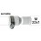 Adaptateur de serrage pour col sans filetage ABS souple - M22x100