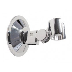 Support douche Luxe Fourche Laiton à VENTOUSE - Ø 75 mm