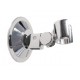 Support douche Luxe Fourche Laiton à VENTOUSE - Ø 75 mm