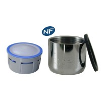 Mousseur aérateur 8 litres - F22x100 - Eco 47% - Bague Femelle - NF EN 246
