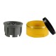 Brise-jet étoile Couronne M24 - Jaune - Bague mâle - SIS