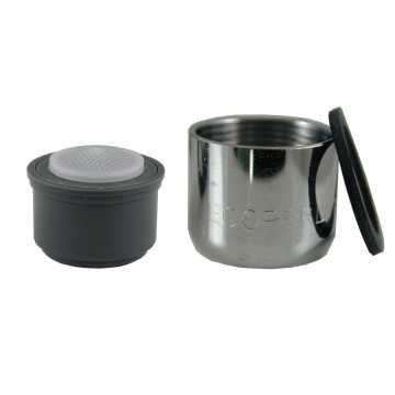 Mousseur jet pluie 2,5 lit - F22x100 - Eco 83% - Bague Femelle