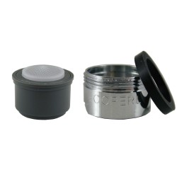 Mousseur jet pluie 2,5 lit - M24x100 - Eco 83% - Bague mâle