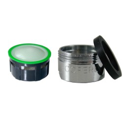 Mousseur aérateur 6 litres - M24x100 - Eco 60% - Bague Mâle - Grille inox