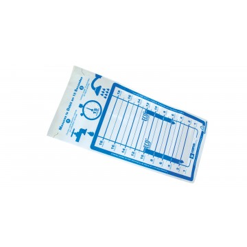 Lot de 50 Sacs débitmètre souple pour douche et robinet - 1 à 18 litres/min.