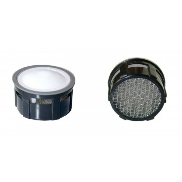 Lot de 50 Mousseurs aérateur 10 litres F22/M24 - Eco 33% - Recharge - Grille inox