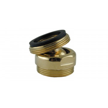 Rotule aérateur M24x100 Or orientable 360° - M22 - Laiton