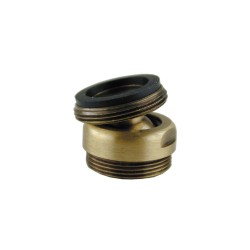 Rotule aérateur M24x100 Bronze orientable 360° - M22 - Laiton