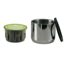 Mousseur aérateur C2E 1.5 gpm - F22x100 - Eco 60% - Bague Femelle