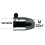 Adaptateur pour col sans filetage Laiton Chromé - M22x100 - Vis de serrage