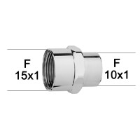 Adaptateur raccord Laiton - Hexagonal - F15x100 à F10x100