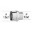 Adaptateur raccord Laiton - Hexagonal - F15x100 à F10x100