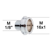 Adaptateur raccord Laiton - M1/8'' à M16x100