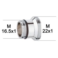 Adaptateur raccord Laiton - F16.5x100 à M22x100