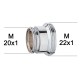 Adaptateur Laiton Haut - M20x100 à M22x100