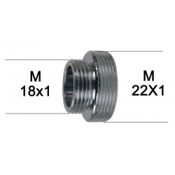 Adaptateur Laiton Court - M18x100 à M22x100
