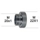Adaptateur Laiton Court - M20x100 à M22x100