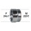 Adaptateur Robinet - Laiton Chromé - F24x100 à M22x100 + joint NBR 24x1