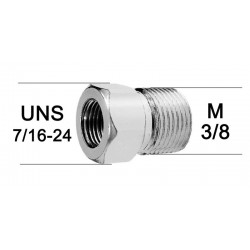 Adaptateur raccord Laiton - UNS 7/16-24 à M3/8''