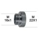 Adaptateur raccord Laiton - M16x100 à M22x100