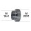Adaptateur raccord Laiton - M16x100 à M22x100