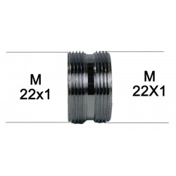 Adaptateur raccord Laiton - M22x100 à M22x100