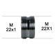 Adaptateur raccord Laiton - M22x100 à M22x100