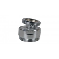 Rotule aérateur M20x100 Chrome orientable 360° - M22 - Laiton