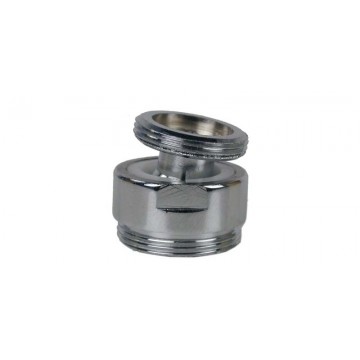 Rotule aérateur M20x100 Chrome orientable 360° - M22 - Laiton