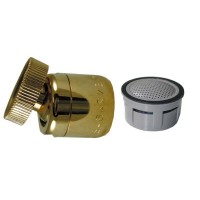 Mousseur orientable F22x100 Or - Aéré - NF - Rotule femelle