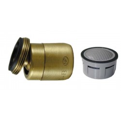 Mousseur orientable M24x100 Bronze - Aéré - NF - Rotule mâle